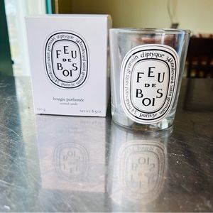 DIPTYQUE Feu de Bois Empty Candle Jar and box 190g